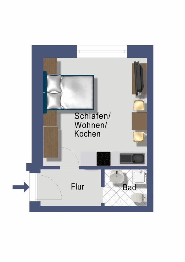 Schleiblick Apartment 1 - Erdgeschoss