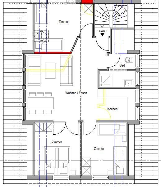 Brunsholm 12 - 1. Obergeschoss