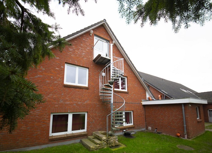 Treppe zum Appartement