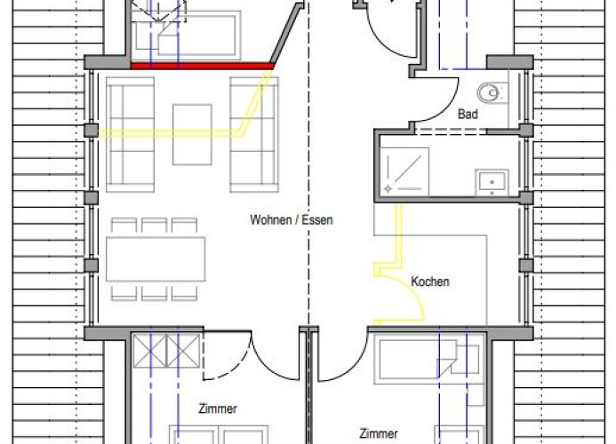 Brunsholm 12 - 1. Obergeschoss