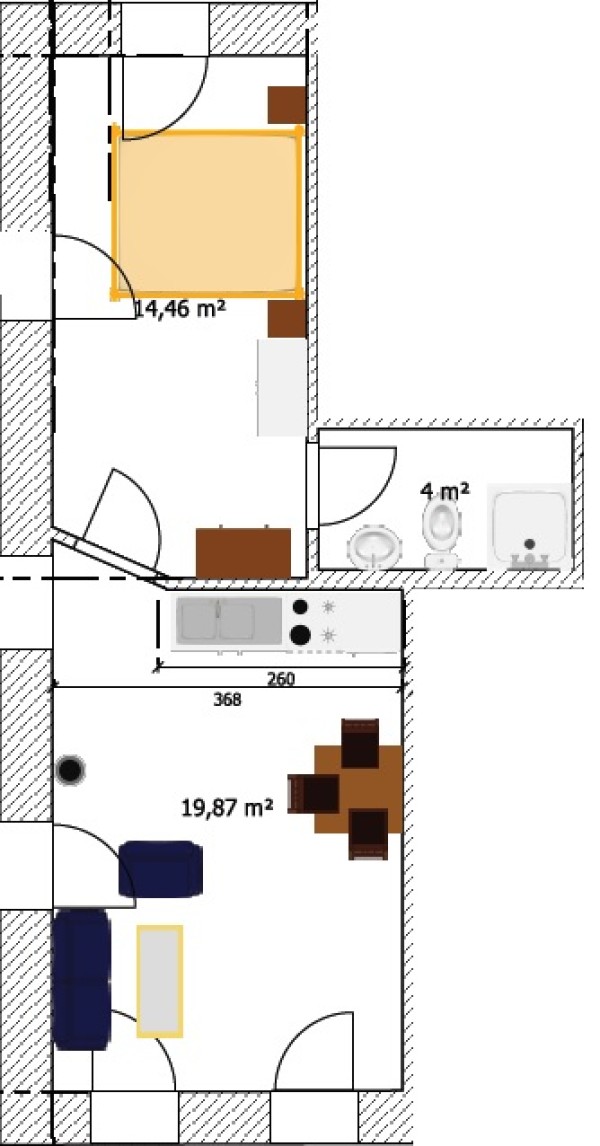 Schleiblick Apartment 8 - Erdgeschoss mit Schleiblick